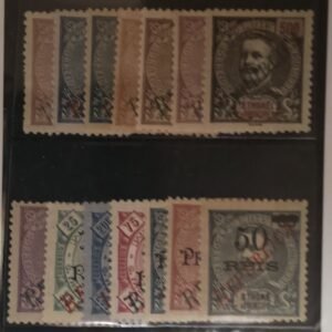 French Colonies and French Area - St. Thomas & Prince #255-67, 250 var Unused/Hinged Fine/VF