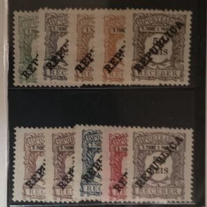 French Colonies and French Area - St. Thomas Prince #J31-40 Unused/Hinged VF