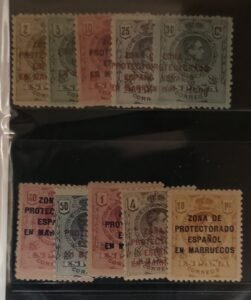 Spain - Spanish Morocco #53-5, 58-64 Unused/NH Fine/VF