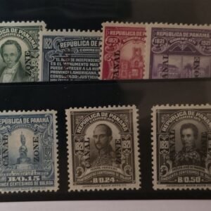 US Possessions - Canal Zone #60-66 Mint/Hinged/LH Fine/VF/XF
