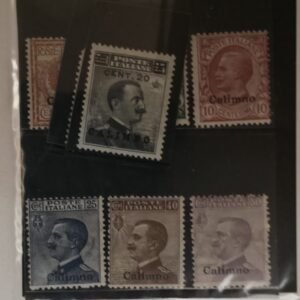 Italy and Italian Area - Italy - Calimno #1-3, 6-8, 10-11 Unused/NH