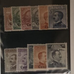 Italy and Italian Area - Italy - Caso #1-10, 11 Unused/LH Fine
