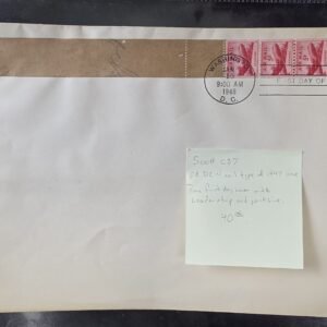 US Airmails #C37 First day cover