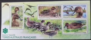 French Southern & Antartic Territories 479 Ducks M/S