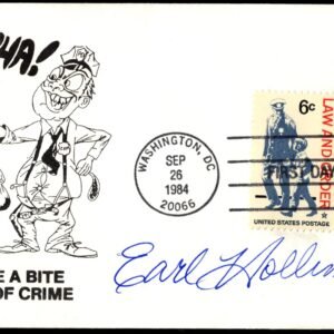 1984 # 2102 FDC Signed by Earl Holliman, Actor