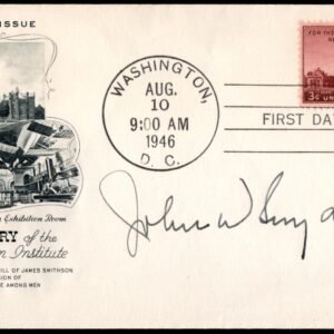 US 1946 #943 FDC Signed by John W. Snyder, Secretary of Treasury