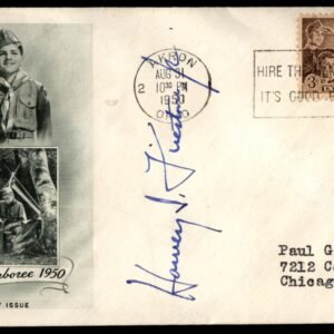 US 1950 #995 Cover Signed by by Harvey S. Firestone Jr.