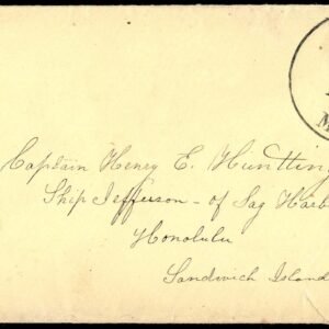 US 31 Type I on Cover from Lee, MA to Honolulu