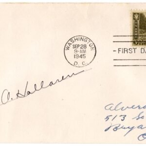 US 1945 # 934 FDC Signed by Col. Mary A. Hollaren