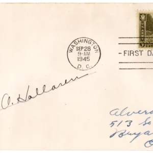 US 1945 # 934 FDC Signed by Col. Mary A. Hollaren
