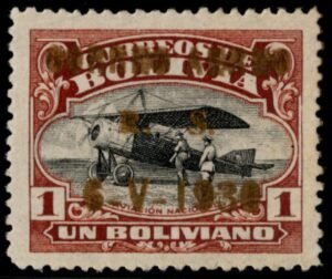 Bolivia 1930 #C18 Unused/Hinged VF/EF