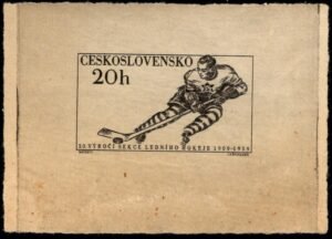 Czechoslovakia 897 Proof, Ice Hockey