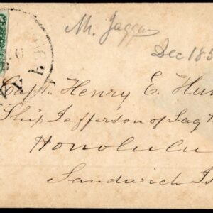 US 13 Type I F-VF on Cover to Honolulu