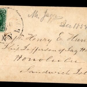 US 13 Type I F-VF on Cover to Honolulu