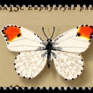 US 1977 #1712-15 Butterfly Horizontal Misperf Strip of 5 NH