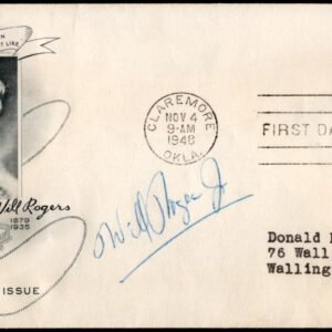 US 975 Autographed Cover, Will Rogers Jr.