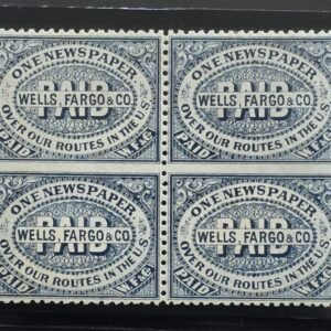 US Locals and Carriers #143LP9a Unused/Hinged Fine; VF; EF