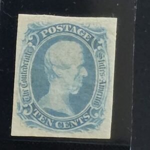 US Confederates - CSA #9 Hinged VF