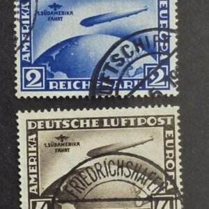 Germany #Mi 438-9; Sc C38-39 Used Fine/VF