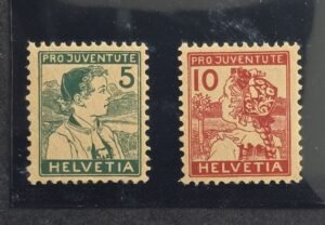 Switzerland #B2-3 Unused/NH Fine; VF