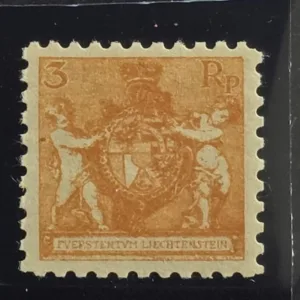 Liechtenstein #56a Var. Unused/LH VF
