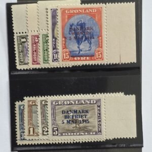 Denmark - Greenland #17-25 NH VF-XF