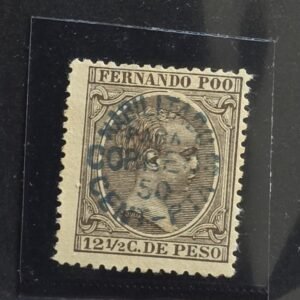 Spain - Fernando Po #38 var. Unused/NG Fine