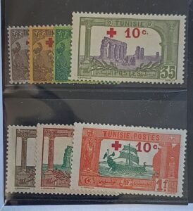 Countries - N- Z - Tunisia #B3-9 Unused/Hinged Fine/VF