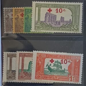 Countries - N- Z - Tunisia #B3-9 Unused/Hinged Fine/VF