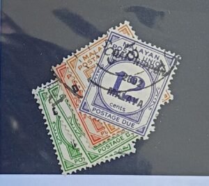British Area A- M - MALAYA - JAP OCC. #NJ8-13 Used Fine; VF