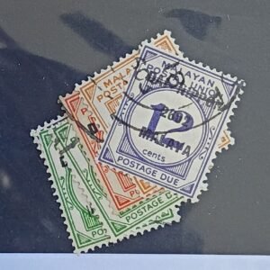 British Area A- M - MALAYA - JAP OCC. #NJ8-13 Used Fine; VF