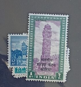 British Area A- M - India #M44-55 Unused/Hinged