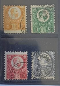 Hungary #7-9,12 Used Average