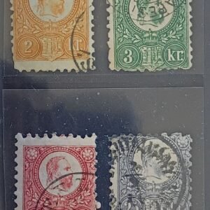 Hungary #7-9,12 Used Average