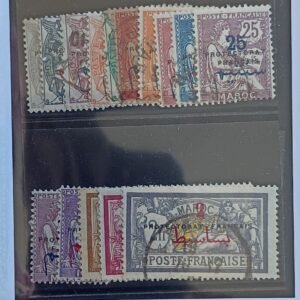French Colonies and French Area - Fr. Morocco #38/54 Unused; Used/Hinged Fine; VF