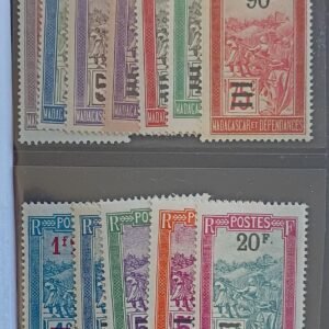 French Colonies and French Area - Madagascar #135-46 Unused/Hinged Fine; VF