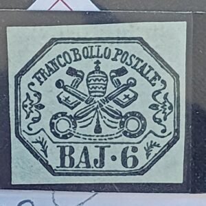 Italy and Italian Area - Italy - Papal States #7 Unused/NG Fine/VF