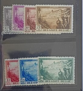 Belgium and Area #B125-31 LH; NH Fine/VF