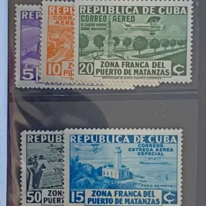 Countries A - M - Cuba #C18-21, CE1 Unused/NH Fine