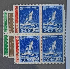 Countries - N- Z - Norway #B20-23 Unused/NH Fine/VF