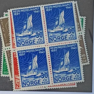 Countries - N- Z - Norway #B20-23 Unused/NH Fine/VF