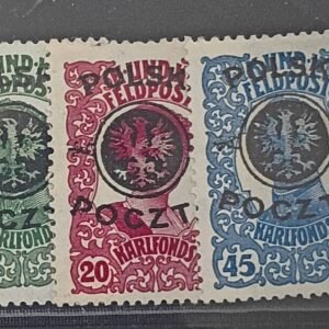 Poland #77-9 Unused/Hinged