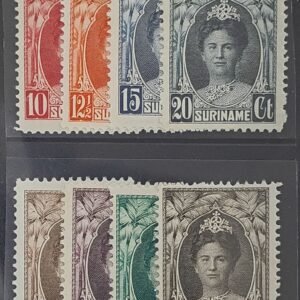 French Colonies and French Area - Surinam #123/31 (no 127) Unused/LH Fine; VF