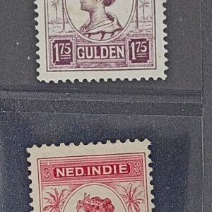 Netherlands and Colonies - Neth Indies #135, 136 LH Fine/VF
