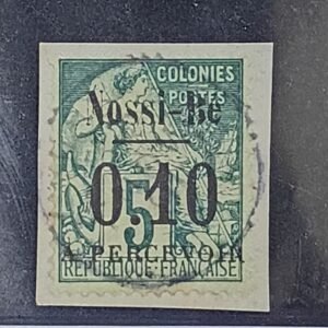 French Colonies and French Area - Nossi-Be #J9 Used Fine