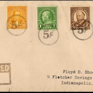 US Louisiana, Nickel 552, 562, 680, 685 on Fancy Cancel Cover, 5c in Circle