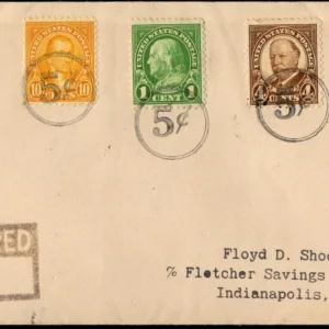 US Louisiana, Nickel 552, 562, 680, 685 on Fancy Cancel Cover, 5c in Circle