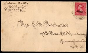 US -Puerto Rico 279B Spanish Am. War Cover F-VF