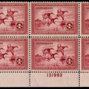 US RW 2 NH F-VF LL Plate Block