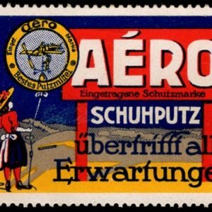 Germany  c1913 Vignette for Aero Shoe Polish Mint, VF
